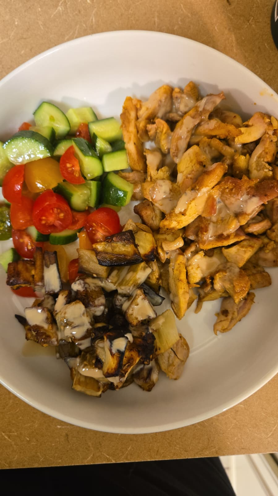 A meal made by a challenge member