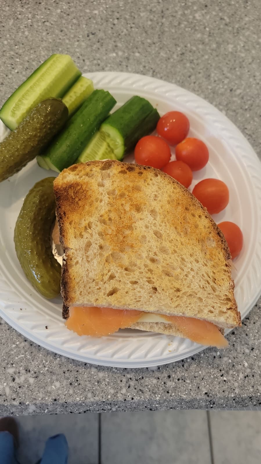 A meal made by a challenge member